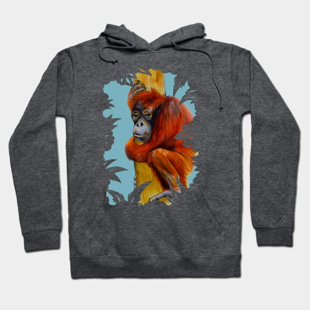 Orangutan Hoodie by IndiasIllustrations